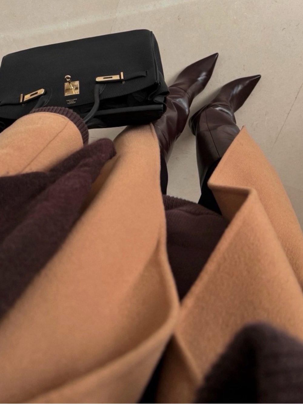 Rebecca Minkoff Dark Brown Heeled Boots, Size 8
